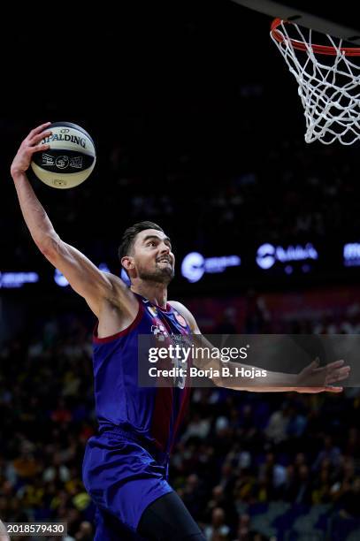 Tomas Satoransky of FC Barcelona in action during the Semi Final 2024 Copa del Rey de Baloncesto match between FC Barcelona and Lenovo Tenerife at...