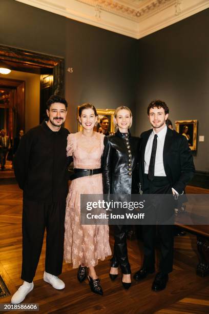 Guest, Rosamund Pike, Carey Mulligan and Paul Mescal attend the Nominees' Party for the EE BAFTA Film Awards 2024, supported by Bulgari at The...