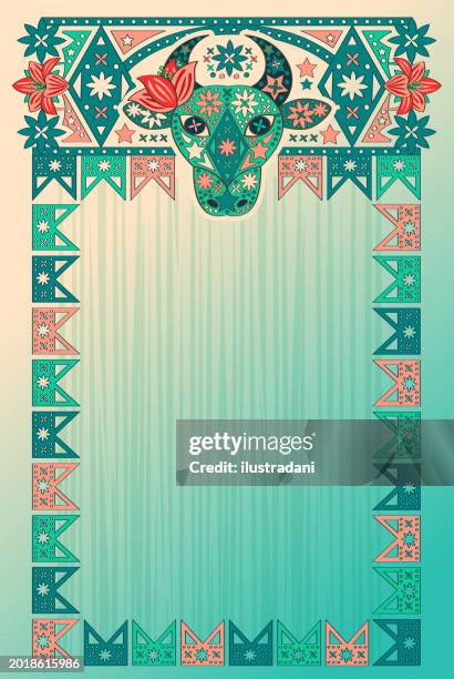 festa junina festival vertical template - festa stock illustrations