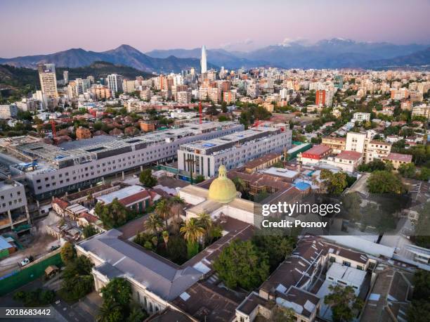 costanera center in santiago - costanera center stock pictures, royalty-free photos & images