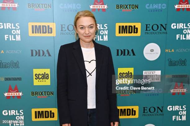 Sophia Myles attends the Girls On Film Awards 2024 at Regent Street Cinema on February 20, 2024 in London, England.