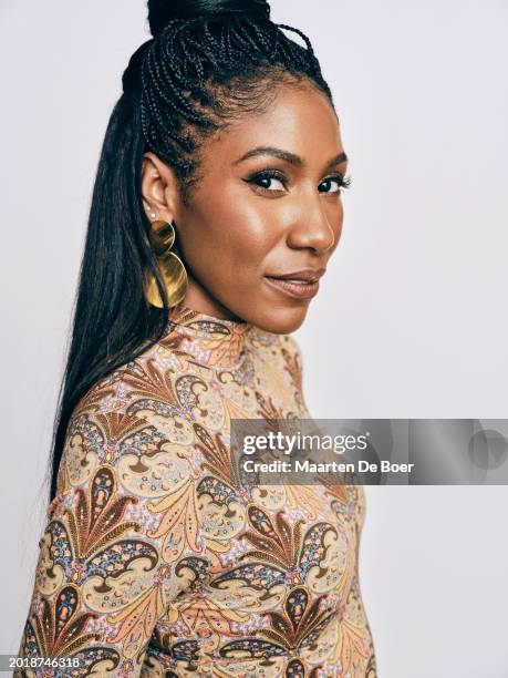 Diarra Kilpatrick of "Diarra From Detroit" poses for TV Guide Magazine during the 2024 Winter TCA Portrait Studio at The Langham Huntington, Pasadena...