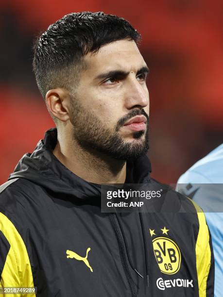 Emre Can of Borussia Dortmund during the UEFA Champions League round of 16 match between PSV Eindhoven and Borussia Dortmund at the Phillips stadium...