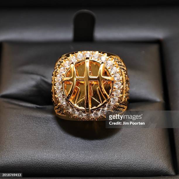 The NBA All-Star ring during the NBA All-Star Game as part of NBA All-Star Weekend on Sunday, February 18, 2024 at Gainbridge Fieldhouse in...