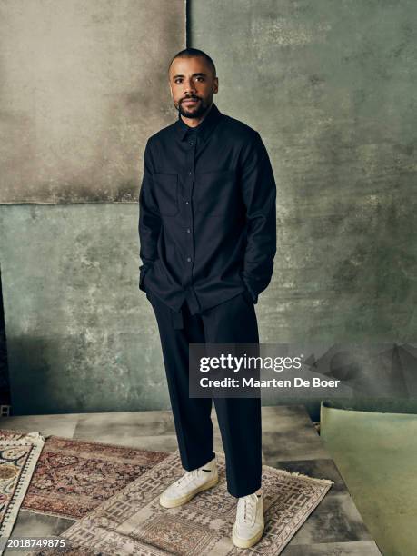 Jarod Joseph of The CW Network's "Sight Unseen" poses for TV Guide Magazine during the 2024 Winter TCA Portrait Studio at The Langham Huntington,...