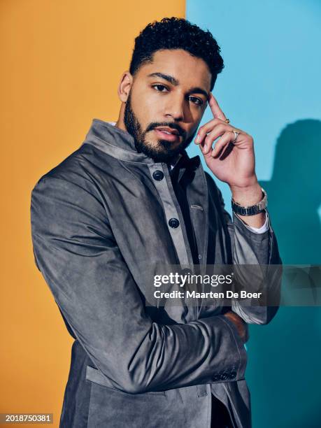Michael Evans Behling of The CW Network's "All American" poses for TV Guide Magazine during the 2024 Winter TCA Portrait Studio at The Langham...