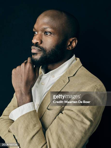 Moses Bwayo of National Geographic's 'Bobi Wine: The People's President' poses for TV Guide Magazine during the 2024 Winter TCA Portrait Studio at...