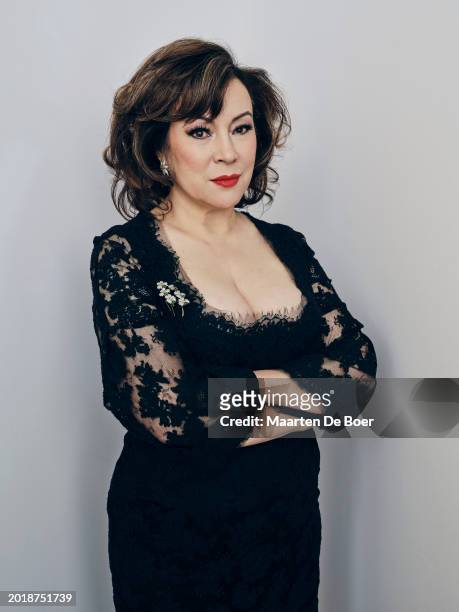 Jennifer Tilly of "Chucky" poses for TV Guide Magazine during the 2024 Winter TCA Portrait Studio at The Langham Huntington, Pasadena on February 14,...