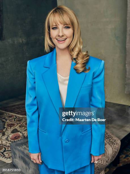 Melissa Rauch of NBC's 'Night Court' poses for TV Guide Magazine during the 2024 Winter TCA Portrait Studio at The Langham Huntington, Pasadena on...