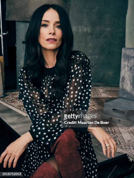 Abigail Spencer of NBC's 'Extended Family' poses for TV Guide Magazine during the 2024 Winter TCA Portrait Studio at The Langham Huntington, Pasadena...