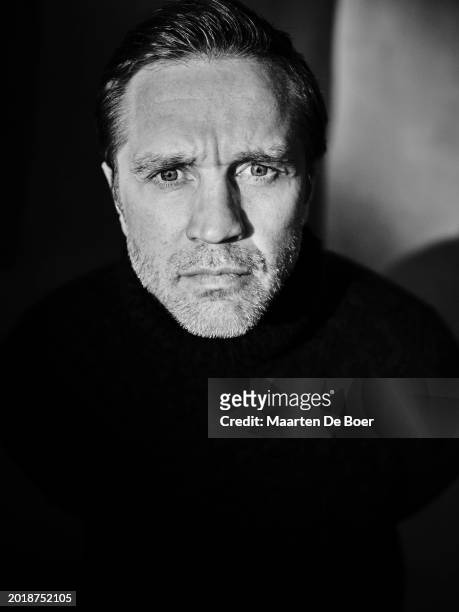 Devon Sawa of "Chucky" poses for TV Guide Magazine during the 2024 Winter TCA Portrait Studio at The Langham Huntington, Pasadena on February 14,...