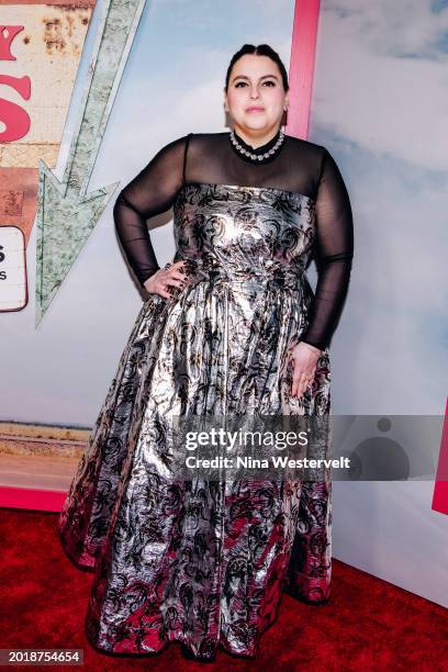 Beanie Feldstein at the New York premiere of "Drive-Away Dolls" held at AMC Lincoln Square 13 on February 20, 2024 in New York City.