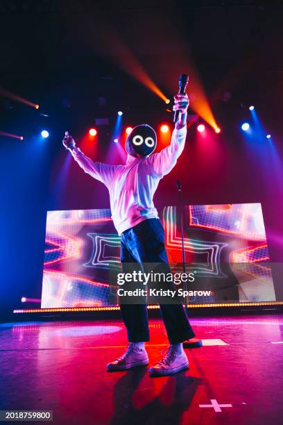 BoyWithUke performs onstage at Élysée Montmartre on February 17, 2024 in Paris, France.