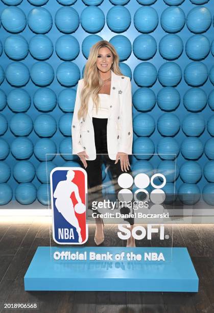 Lauren Stafford Webb, CMO, SoFi, attends SoFi NBA All-Star Weekend VIP pre-party on February 17, 2024 in Indianapolis, Indiana.