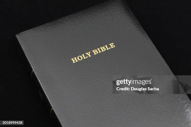 christians holy bible of the gospels - ministry stock pictures, royalty-free photos & images