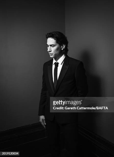 Enzo Vogrincic attends the Nominees' Party for the EE BAFTA Film Awards 2024, supported by Bulgari, at The National Gallery on February 17, 2024 in...