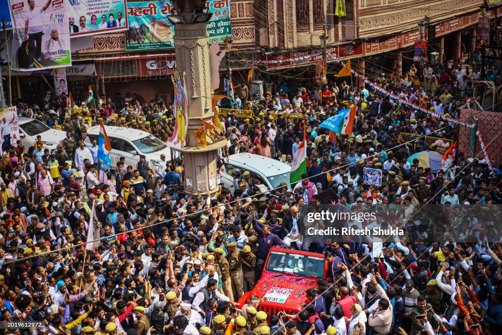 Rahul Gandhi Holds Rally In Varanasi