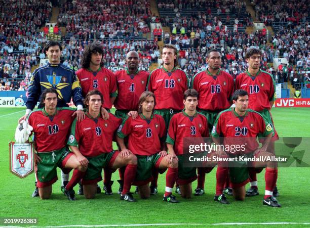 June 23: Portugal Team Group Vitor Baia, Fernando Couto, Oceano, Dimas, Helder, Rui Costa, Paulo Sousa, Ricardo Sa Pinto, Joao Pinto, Paulinho...