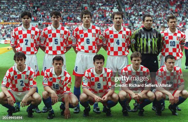 June 23: Croatia Team Group Aljosa Asanovic, Nikola Jerkan, Slaven Bilic, Igor Stimac, Drazen Ladic, Zvonimir Boban, Nikola Jurcevic, Goran Vlaovic,...