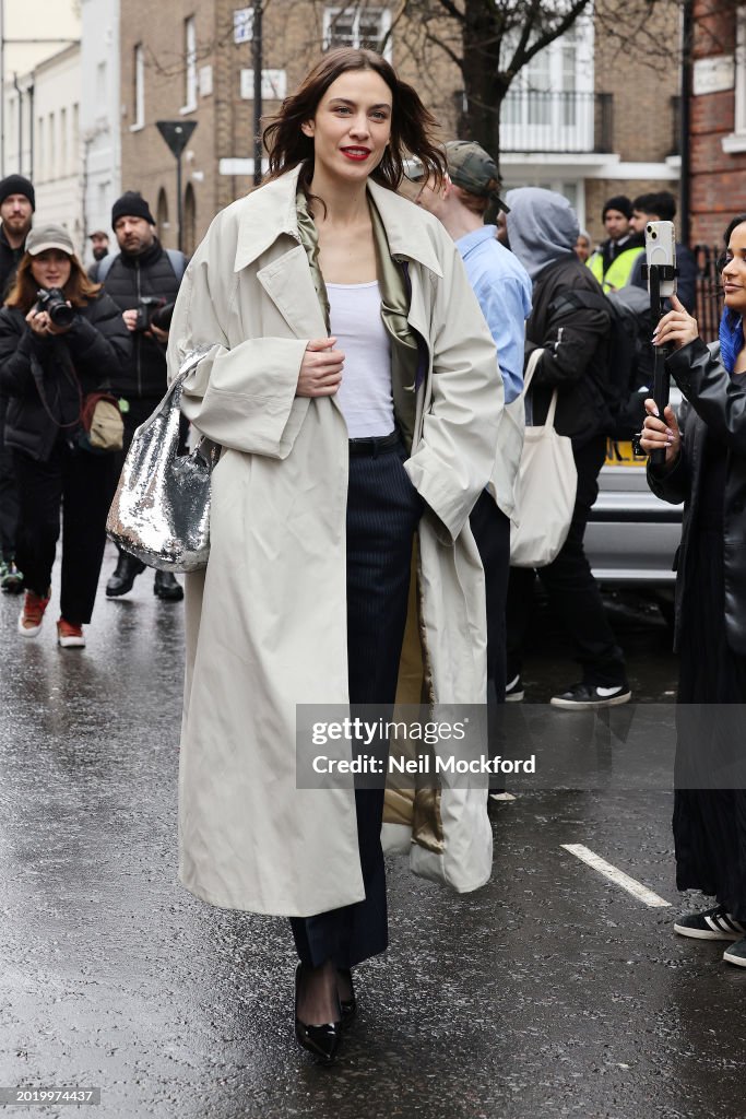 London Celebrity Sightings - LFW February 2024