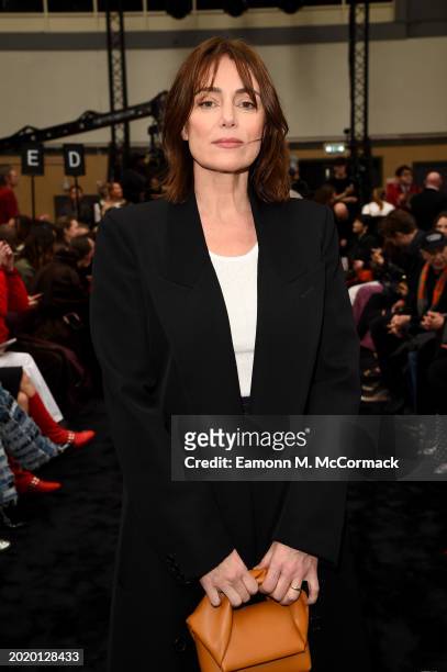 Keeley Hawes attends the JW Anderson show during London Fashion Week February 2024 at on February 18, 2024 in London, England.