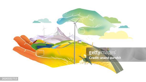 vision for cleaner & greener world - for a greener earth stock pictures, royalty-free photos & images