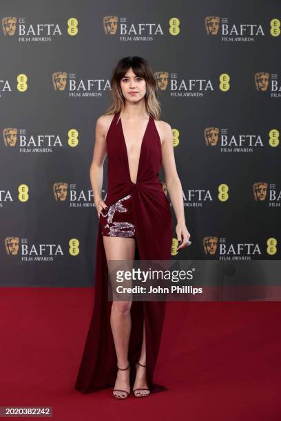 Daisy Edgar-Jones attends the EE BAFTA Film Awards 2024 at The Royal Festival Hall on February 18, 2024 in London, England.