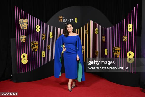 Emer Kenny attends the EE BAFTA Film Awards 2024 at The Royal Festival Hall on February 18, 2024 in London, England.