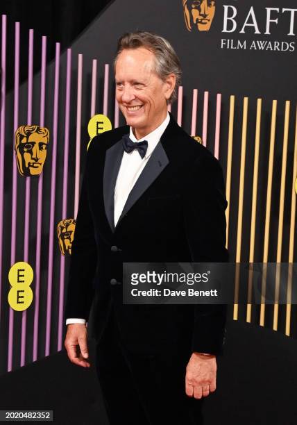 Richard E. Grant attends the 2024 EE BAFTA Film Awards at The Royal Festival Hall on February 18, 2024 in London, England.