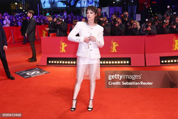 Kristen Stewart of the movie "Love Lies Bleeding" attends the "Sterben" premiere during the 74th Berlinale International Film Festival Berlin at...