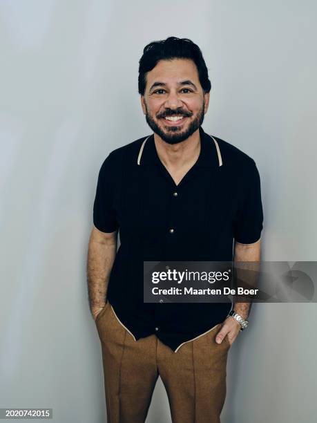 Al Madrigal of NBC's 'Lopez vs. Lopez' poses for TV Guide Magazine during the 2024 Winter TCA Portrait Studio at The Langham Huntington, Pasadena on...