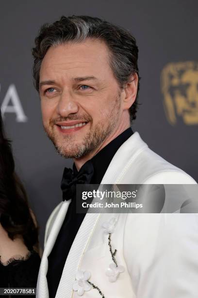 James McAvoy attends the 2024 EE BAFTA Film Awards at The Royal Festival Hall on February 18, 2024 in London, England.