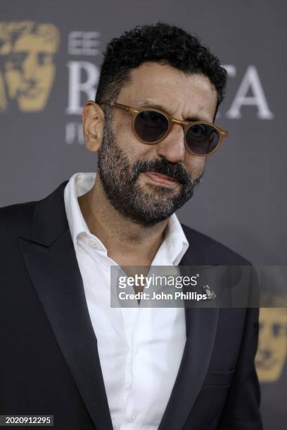 Adeel Akhtar attends the 2024 EE BAFTA Film Awards at The Royal Festival Hall on February 18, 2024 in London, England.