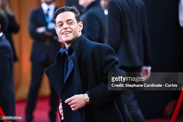 Rami Malek attends the 2024 EE BAFTA Film Awards at The Royal Festival Hall on February 18, 2024 in London, England.