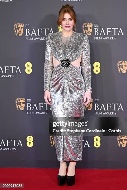 Bryce Dallas Howard attends the 2024 EE BAFTA Film Awards at The Royal Festival Hall on February 18, 2024 in London, England.