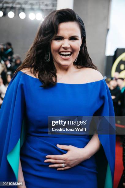 Emer Kenny attends the EE BAFTA Film Awards 2024 at The Royal Festival Hall on February 18, 2024 in London, England.