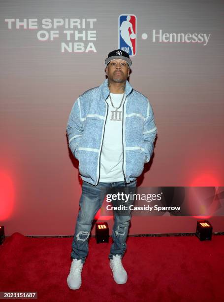 Allen Iverson attends Hennessy Arena NBA All-Star Weekend At Hilbert Circle Theatre on February 17, 2024 in Indianapolis, Indiana.