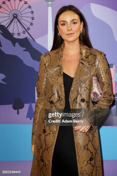 Janina Uhse attend the reception event of Netflix DACH at Berlinale 2024 at Telegraphenamt on February 18, 2024 in Berlin, Germany.