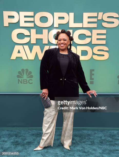 Pictured: Chandra Wilson arrives to the 2024 People's Choice Awards held at Barker Hangar on February 18, 2024 in Santa Monica, California. --