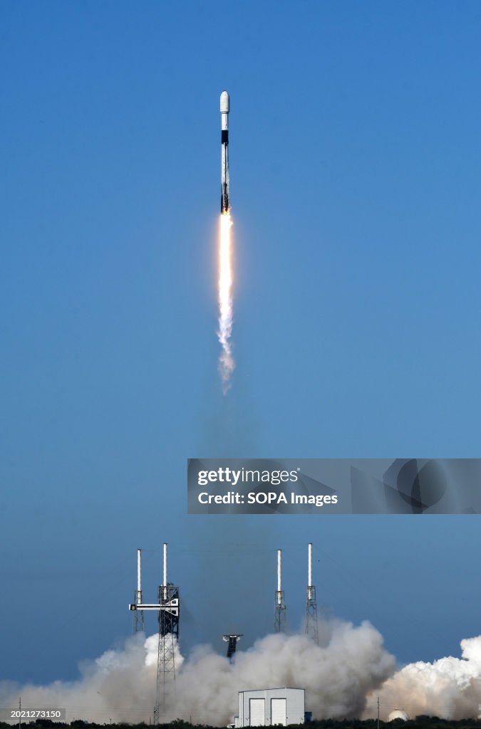 A SpaceX Falcon 9 rocket carrying Telkomsat's Merah Putih 2...