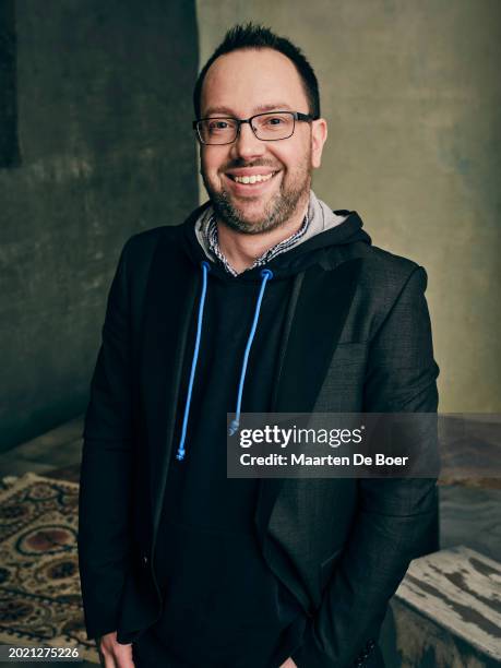 Simon Thomas poses for TV Guide Magazine during the 2024 Winter TCA Portrait Studio at The Langham Huntington, Pasadena on February 14, 2024 in...