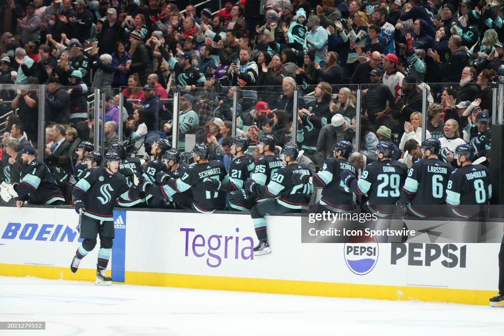 NHL: FEB 19 Red Wings at Kraken