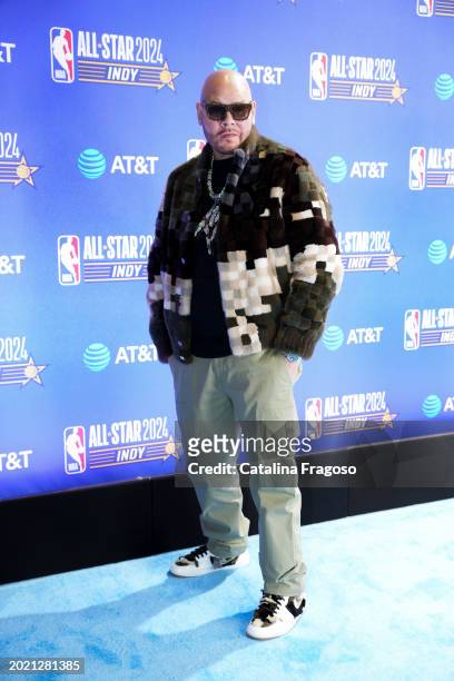 Fat Joe poses for a photo during the NBA All-Star Game-VIP Blue Carpet Arrivals as part of NBA All-Star Weekend on Sunday, February 18, 2024 at...