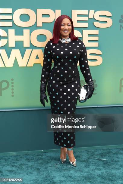 Garcelle Beauvais attends the 2024 People's Choice Awards at Barker Hangar on February 18, 2024 in Santa Monica, California.
