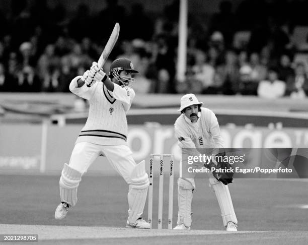 Sourav Ganguly of India batting during his innings of 136 in the 3rd test match beteen England and India at Trent Bridge, Nottingham, 4th July 1996....