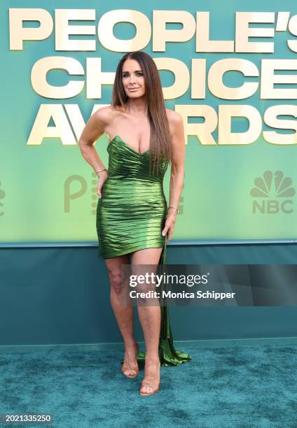 Kyle Richards attends the 2024 People's Choice Awards at Barker Hangar on February 18, 2024 in Santa Monica, California.