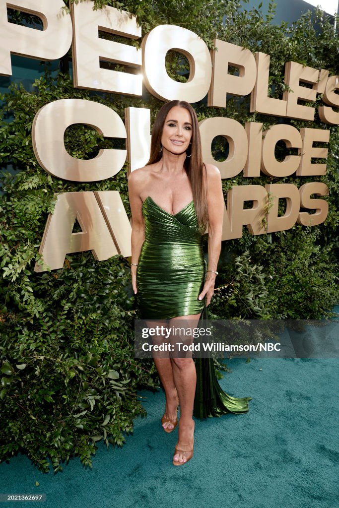 Kyle Richards arrives to the 2024 People's Choice Awards held at Kyle Richards arrives to the 2024 People's Choice Awards held at
