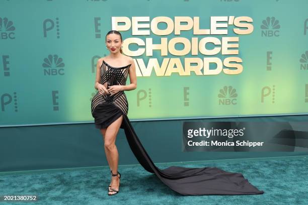 Jeannie Mai Jenkins attends the 2024 People's Choice Awards at Barker Hangar on February 18, 2024 in Santa Monica, California.