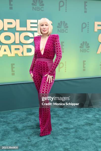 Natasha Bedingfield attends the 2024 People's Choice Awards at Barker Hangar on February 18, 2024 in Santa Monica, California.