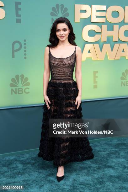 Pictured: Rachel Zegler arrives to the 2024 People's Choice Awards held at Barker Hangar on February 18, 2024 in Santa Monica, California. --